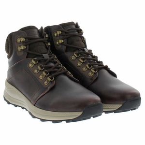 NEW Khombu Men's Hiker Boot Lace Up Ankle Memory Foam Brown Size 10 Lightweight
